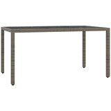  7-dijelni vrtni blagovaonski set sivi od poliratana | shoptok.hr