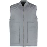 Trendyol Gray Men's Regular Fit Bomber Collar Waistcoat
