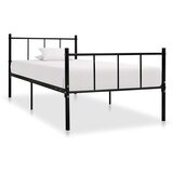  Za krevet crni metalni 90 x 200 cm Cijene