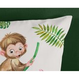 Good Morning Zelena/bež enojna bombažna otroška posteljnina 140x200 cm Play – | Shoptok.si