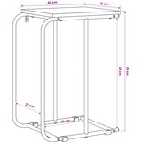  Bocni stol Siva Sonoma 40 x 31 x 55 cm Konstruirano drvo | shoptok.hr