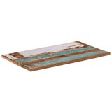  Pravokutna stolna ploča 60 x 100 cm 25 - 27 mm obnovljeno drvo | shoptok.hr
