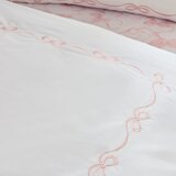 Catherine Lansfield Bijela posteljina za bračni krevet/za produženi krevet 230x220 cm Bow Embroidery – | shoptok.hr