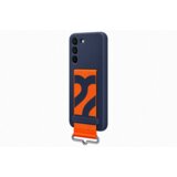 Samsung S22 silikonski ovitek s paščkom, moder | Shoptok.si