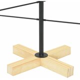 Metalna božićna jelka Crna 89 cm Čelik s praškastim premazom | shoptok.hr