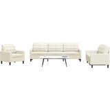 vidaXL 4-dijelni set sofa s jastucima krem baršunasti | shoptok.hr