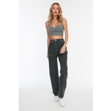 Trendyol anthracite Pocket Detailed High Waist 90's Wide Leg Jeans | ePonuda.com