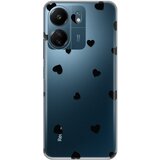 torbica silikonska print skin za xiaomi redmi 13C hearts