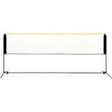 vidaXL Nastavljiva mreža za badminton 400x103x94-158 cm kovinska | Shoptok.si
