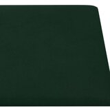  Zidna uzglavlja 12 pcs Tamnozelena 30 x 15 cm Baršun - Tamnozelena 30 x 15 cm Pravokutno | shoptok.hr
