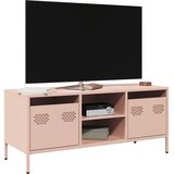 TV ormarić ružičasti 101,5 x 39 x 43,5 cm hladno valjani čelik | Eponuda.com