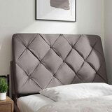 vidaXL Vzglavna stranica taupe 90 cm blago | Shoptok.si