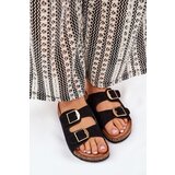 Boto Women's sandals on cork platform with golden buckles black Lisavionea | Eponuda.ba