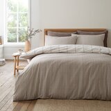 Bianca Kremno bela/sivorjava flanelna posteljnina za zakonsko posteljo 200x200 cm Brushed Regal Check &amp;ndash; Slike