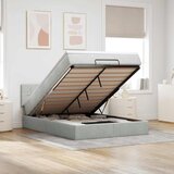  Otomanski krevet s madracem i LED 140x190 cm baršunasti | shoptok.hr