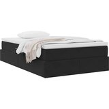  Krevet s madracem i skladištem Crna 120 x 200 cm Baršun | shoptok.hr