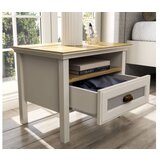 Hanah home Noćni ormarić Krem - Hrast - Siva boja FRN 21017 | ePonuda.com