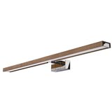  Brilagi-LED Kupaonsko osvetljenje za ogledalo WOODY MIRROR 3v1 LED/15W/230V IP44 hrom/hrast orah | Eponuda.com