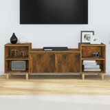 TV ormarić boja dimljenog hrasta 160x35x55 cm konstruirano drvo | shoptok.hr