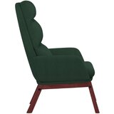  Stolica za opuštanje od tkanine tamnozelena | shoptok.hr