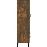  Visoka omarica dimljeni hrast 70x31x115 cm inženirski les, (20654286) | Shoptok.si