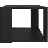  Stolić za kavu crni 40 x 40 x 30 cm od konstruiranog drva | shoptok.hr