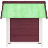  Kućica za pse boja kave 65 x 65 x 61,5 cm od masivne borovine | Eponuda.com
