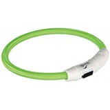  LED ogrlica za kućne ljubimce Trixie Flash USB Zelena | shoptok.hr