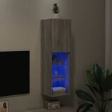 TV ormarić s LED svjetlima boja hrasta 30,5x30x102 cm | shoptok.hr