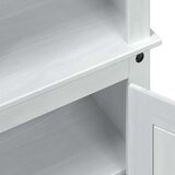  Ormar za cipele Bijelo 86 x 38.5 x 1080 cm Čvrsto borovo drvo - Bijelo | shoptok.hr