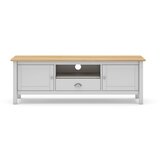 Marckeric Bijelo/natur TV stol od borovine 158x53 cm Misti - Cijene
