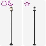  Set uličnih lampi with LED Bulb 2 kom. Crna 16 x 16 x 156 cm | shoptok.hr