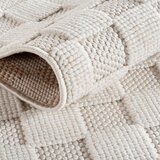 Ay Yildiz RAVNO TKANA PREPROGA HELIX 80/250 cm tkano krem barve | Shoptok.si