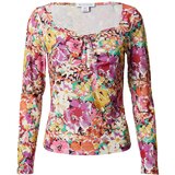 Warehouse Majica bež / žad / orhideja / rdeča | Shoptok.si