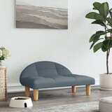 vidaXL Krevet za pse tamnosivi 70x52x30 cm od tkanine | shoptok.hr