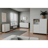 MID.YOU KOMODA, bela, hrast artisan | Shoptok.si