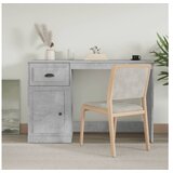  Pisalna miza s predalom beton. siva 115x50x75 cm inženirski les | Shoptok.si