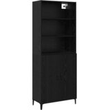  Highboard Crni hrast 69,5 x 32,5 x 180 cm Konstruirano drvo | shoptok.hr