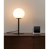 Kave Home Bela/črna namizna svetilka s steklenim senčilom (višina 35 cm) Brisia – | Shoptok.si