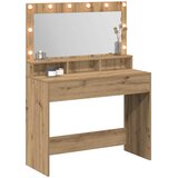  Toaletni stol s policom Umjetnički hrast 100 x 41 x 135 cm | shoptok.hr