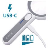 Extol LED prigušiva punjiva lupa sa LED osvetljenjem/650 mAh bela/siva | Eponuda.com
