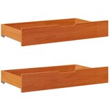  Krevet s regalom za knjige bez madraca 100 x 200 cm od borovine | shoptok.hr