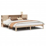 vidaXL Knjižna postelja brez vzmetnice 180x200 cm trdna borovina, (21532505) | Shoptok.si