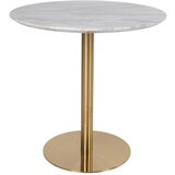 House Nordic Okrogla jedilna miza z mizno ploščo v marmornem dekorju ø 90 cm Bolzano – Cene