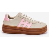 EVENTO Boto Womens Sneakers On Platform Beige Syliyana | ePonuda.com
