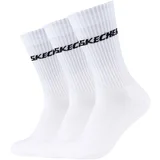 Skechers Športne nogavice 3pk Tennis Cushioned Long Socks Bela