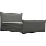 MID.YOU postelja boxspring 180 cm x 200 cm , tekstil srebrne barve | Shoptok.si