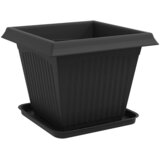  Saksije za biljke 6 pcs Crna 38 x 38 x 30 cm Plastika | shoptok.hr