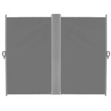  LUARO kutna bočna tenda za terasu, uvlačiva 180 x 620 cm, siva | shoptok.hr