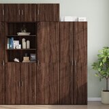 vidaXL Uski ormarić za pohranu smeđa boja hrasta 50x42,5x225 cm drveni | shoptok.hr